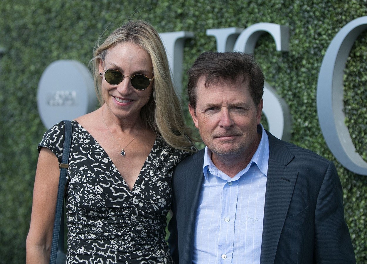 Michael J. Fox s manželkou Tracy Pollan